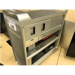 APPLE MAC PRO, MODEL A1289, SERIAL NUMBER E722700WEUE, WITH APPLE KEYBOARD,