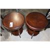 Image 2 : 2 WOOD TABLES