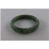 Image 2 : CARVED MOSS IN SNOW JADE BANGLE BRACELET