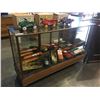 Image 2 : ANTIQUE OAK FRAMED GLASS FRONT SHOWCASE (71IN BY 22IN BY 42IN)