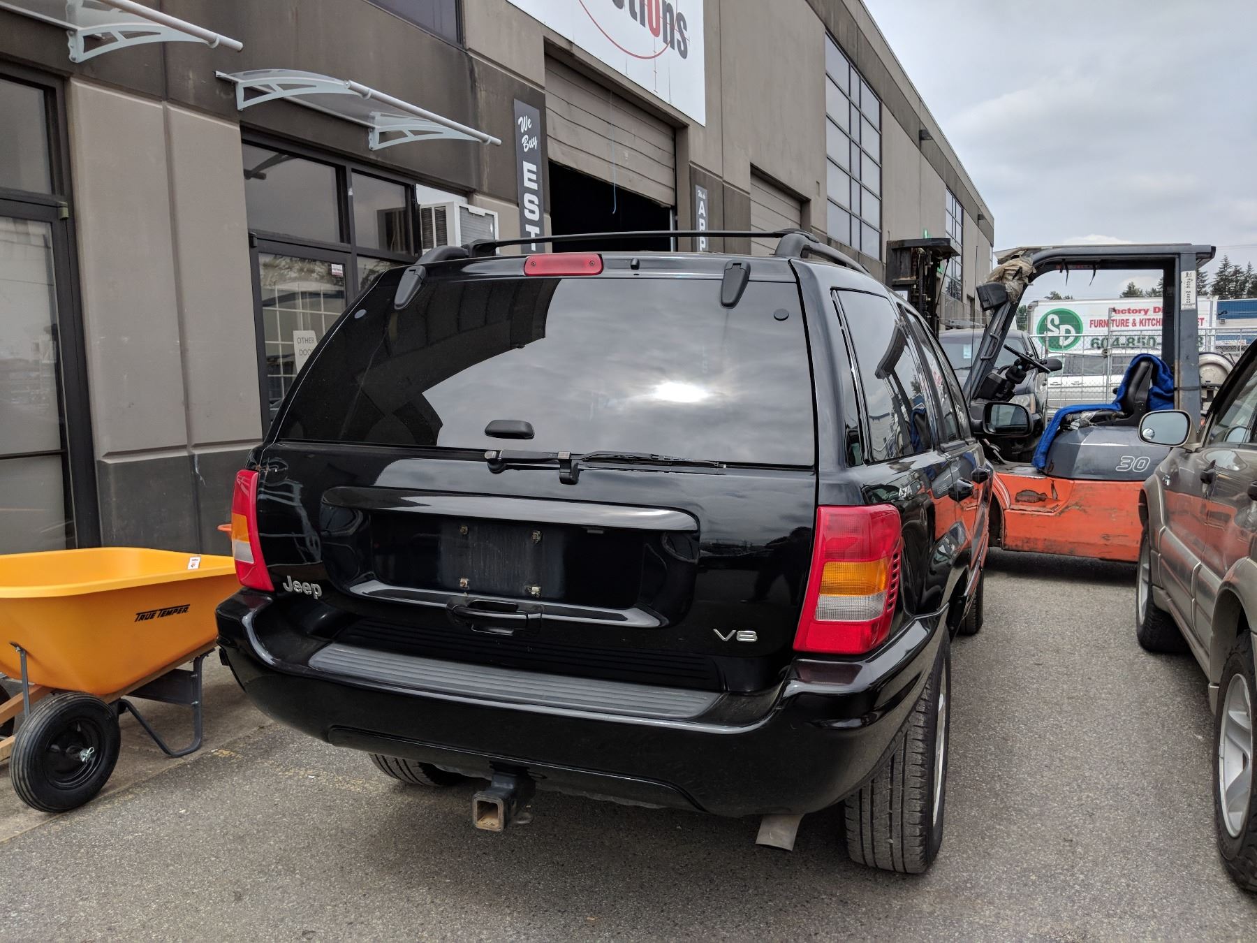 2001 Jeep Grand Cherokee Limited Black 4drsuv Gasoline