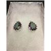 Image 2 : NEW 33CT MYSTIC TOPAZ EARRINGS, FRENCH HOOK, MULTI CLAW SETTING