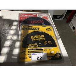 2 SAW BLADES - BOSCH & DEWALT