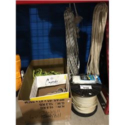 LOT OF ASSORTED MARINE ROPE