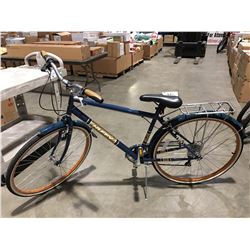 HUFFY 7 SPEED CRUISER BICYCLE (BLUE)