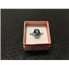 Image 2 : CERTIFIED MYSTIC TOPAZ & DIAMOND RING, 4.5CT OVAL CUT TOPAZ, DEEP OCEAN BLUE, 2 DIAMONDS,  INCLUDES