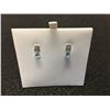 Image 2 : CERTIFIED NEW BLUE TOPAZ & DIAMOND EARRINGS, 2CT PEAR CUT, LOVELY SKY BLUE, POST & BUTTERFLY BACKS,