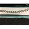 Image 2 : LADIES DIAMOND HEART TENNIS BRACELET, 8" LONG