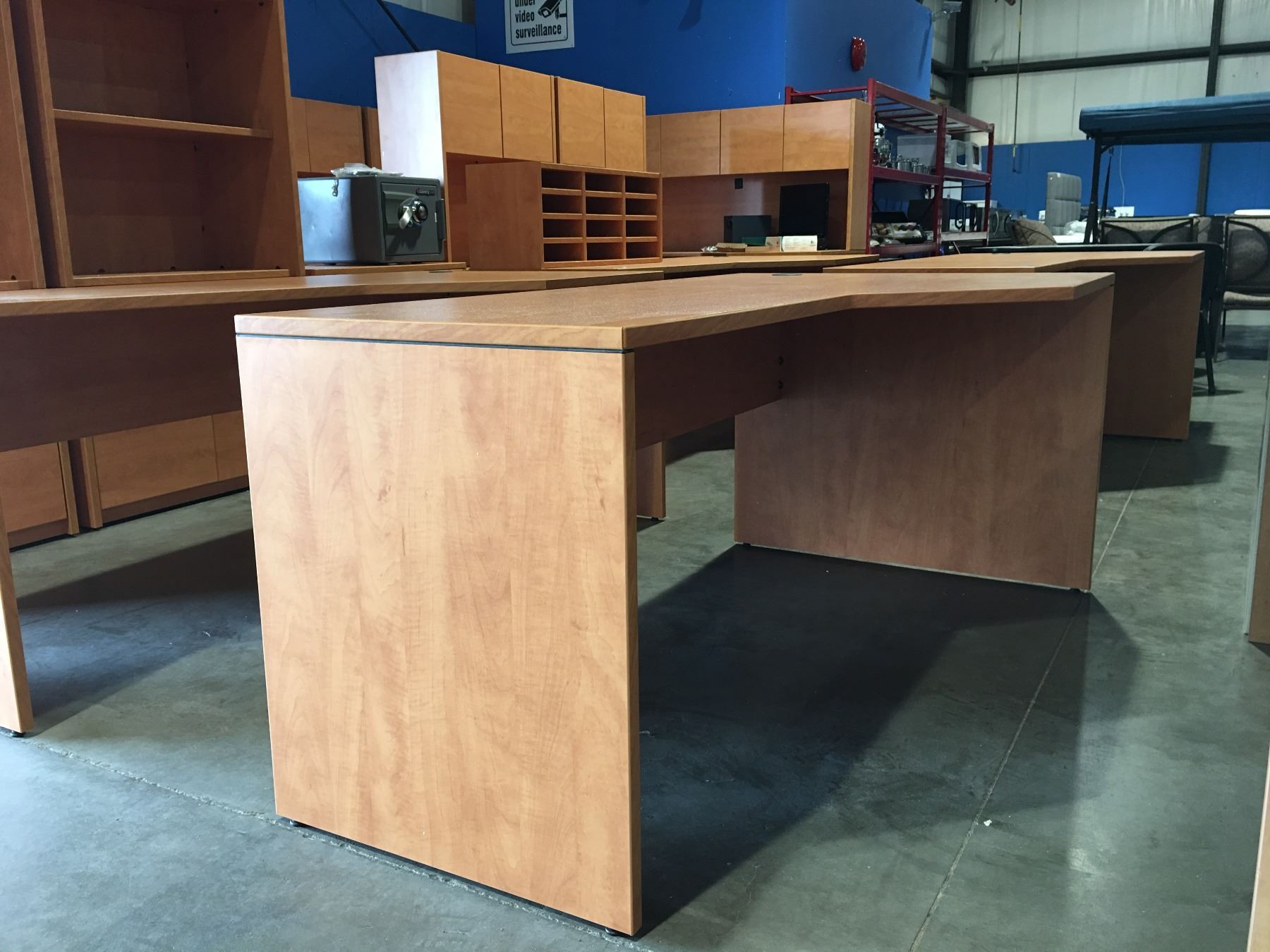 Honey Maple Finish Desk