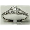 Image 2 : 14K WHITE GOLD 31 WHITE DIAMOND (0.85CT, APRIL BIRTHSTONE) RING. INSURANCE VALUE $5100