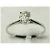 Image 2 : 10K WHITE GOLD DIAMOND (0.57CT, APRIL BIRTHSTONE) SOLITAIRE RING. INSURANCE VALUE $2589