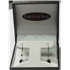 Image 2 : 14K WHITE GOLD BLACK DIAMOND (2.20CT, APRIL BIRTHSTONE) EARRINGS. INSURANCE VALUE $2400