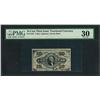 Image 1 : March 3, 1863 Third Issue 10 Cent Fractional Currency Note PMG Very Fine 30
