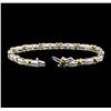 Image 3 : 10KT Two Tone Gold 1.00 ctw Diamond Bracelet