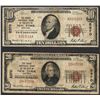 Image 1 : 1929 $10 & $20 New York New York National Currency Note CH# 2370