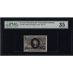 March 3, 1863 Second Issue 25 Cent Fractional Currency Note PMG Choice Very Fine