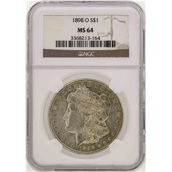 1898-O $1 Morgan Silver Dollar Coin NGC MS64
