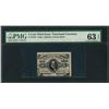 Image 1 : 1863 Third Issue 5 Cent Fractional Currency Note PMG Choice Uncirculated 63EPQ
