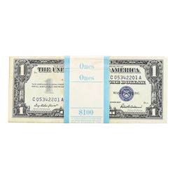 Pack of (100) Consecutive 1957 $1 Silver Certificate Notes