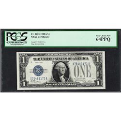 1928A $1 Funnyback Silver Certificate Note Fr.1601 PCGS Very Choice New 64PPQ