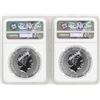 Image 2 : Lot of (2) 2018 Niue $2 Star Wars Stormtrooper Silver Coins NGC MS70 Early Relea