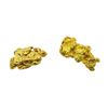 Image 1 : Lot of (2) Gold Nuggets 1.9 grams Total Weight