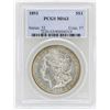 Image 1 : 1893 $1 Morgan Silver Dollar Coin PCGS MS63