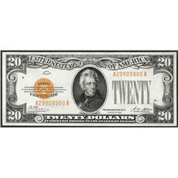 1928 $20 Gold Certificate Note