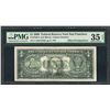 Image 1 : 2006 $1 Federal Reserve Note ERROR Offset Printing PMG Choice Very Fine 35EPQ