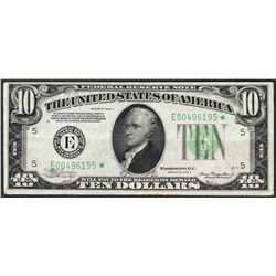 1934A $10 Federal Reserve STAR Note