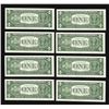 Image 2 : Lot of (8) Consecutive 1957 $1 Silver Certificate STAR Notes Uncirculated