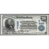 Image 1 : 1902 $20 PB San Francisco, CA National Currency Note CH# 5105