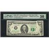 Image 1 : 1977 $100 Federal Reserve Note ERROR Multiple Gutter Folds PMG About Uncirculate