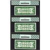 Image 2 : (3) Consecutive 1928A $1 Funnyback Silver Certificate Notes Fr.1601 PCGS Gem New