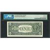 Image 2 : 1999 $1 Federal Reserve Note ERROR Misalignment PMG Choice Uncirculated 64EPQ