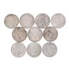 Image 1 : Lot of (10) $1 Peace Silver Dollar Coins