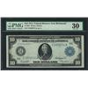Image 1 : 1914 $10 Federal Reserve Note Richmond Fr.923 PMG Very Fine 30