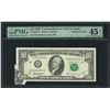 Image 1 : 1995 $10 Federal Reserve Note ERROR Fold Over PMG Choice Extremely Fine 45EPQ