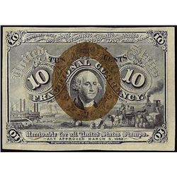 March 3, 1863 Second Issue 10 Cent Fractional Currency Note