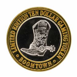 .999 Silver Boomtown Hotel & Casino Reno, NV $10 Limited Edition Gaming Token