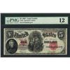 Image 1 : 1907 $5 Woodchopper Legal Tender Note Fr.91 PMG Fine 12