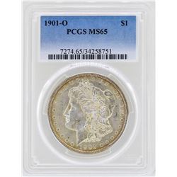 1901-O $1 Morgan Silver Dollar Coin PCGS MS65
