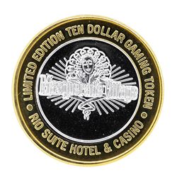.999 Silver Rio Suite Hotel & Casino Las Vegas, NV $10 Limited Edition Gaming To