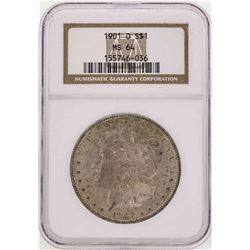 1901-O $1 Morgan Silver Dollar Coin NGC MS64