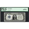 Image 1 : 1928A $1 Funnyback Silver Certificate Note Fr.1601 PCGS Gem New 66PPQ