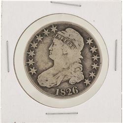 1826 Capped Bust Half Dollar Silver Coin
