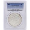 Image 1 : 1887 $1 Morgan Silver Dollar Coin PCGS MS64