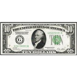 1928B $10 Federal Reserve Note