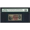 Image 1 : March 3, 1863 Fourth Issue 25 Cent Fractional Currency Note PMG Very Fine 25