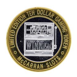 .999 Silver McCarran International Airport $10 Casino Limited Edition Gaming Tok